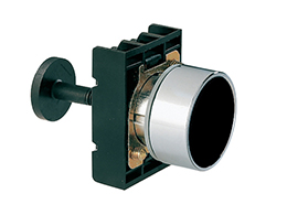  LOVATO  ?22mm 8LM金屬系列按鈕和選擇開(kāi)關(guān) 機(jī)械復(fù)位按鈕，整體單元，彈簧復(fù)位  平齊型. 可調(diào)節(jié)長(zhǎng)度 0…140mm/5.5in 